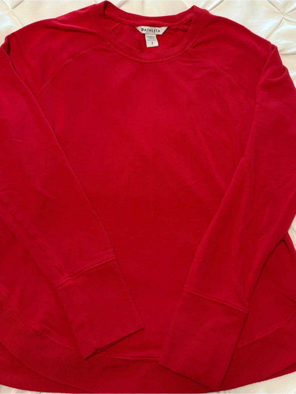 Athleta Mindset Sweatshirt, Cherry Red, Women’s Size Small